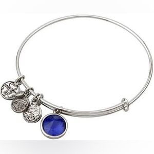 Solvar Ireland Charm Bangle with September Birthstone Gem